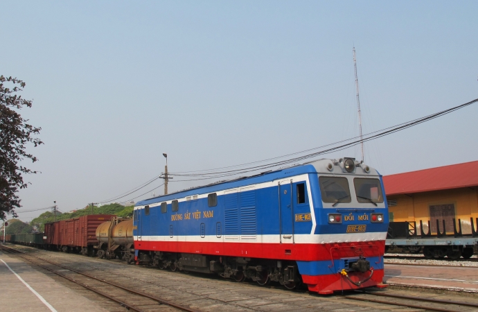 vận tải đường sắt được nâng cấp